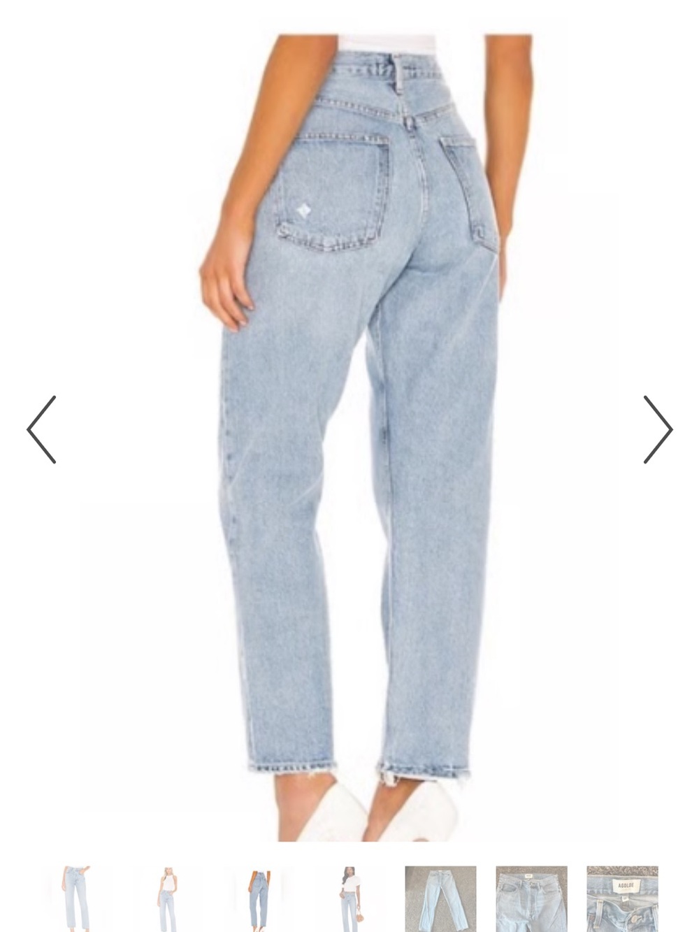 Agolde 90’s pinch waist size 27